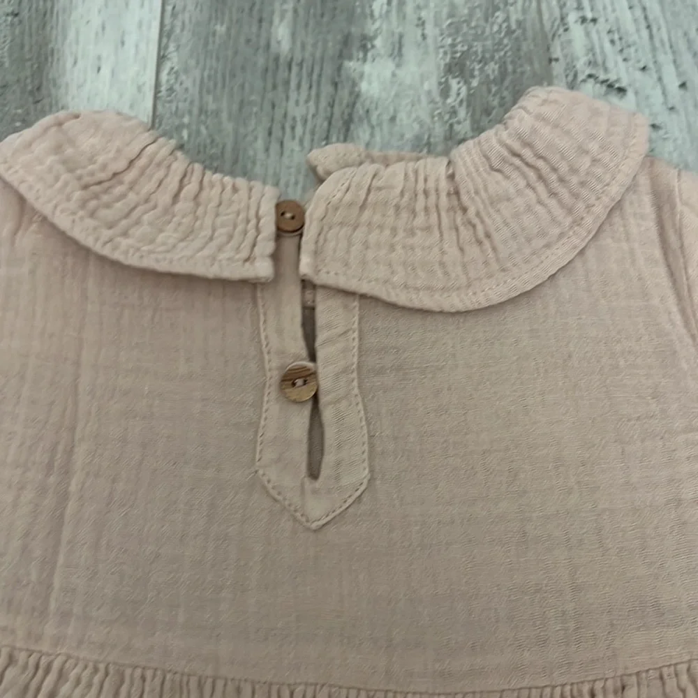Zara Textured Ruffle Shirt